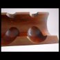 SAVINELLI PIPE rack HOLDER stand for 3 pipes mohogany wood from 1970s