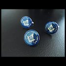 MASONIC set CUFFLINKS with PIN Fish Hoek South Africa 1990s