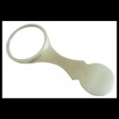 BRAGANTI Portable magnifying lens glass in SILVER 800 Firenze Italy