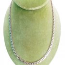 Sterling silver 925 Heavy necklace chain flat curb Made in Italy by L.A.G.O. Violi Sterling silver 925 Heavy necklace chain flat curb Made in Italy by L.A.G.O. Violi