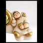 THUN TABLE CLOCK watch Angel sleeping on a cloud Made in Italy Bolzano
