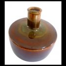 THUN Bolzano Italy vintage vase in brown ceramic Original 1960s