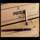 PENTA fountain pen lacquered in brown color In gift box