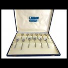 Set 12 spoons for coffee Order of Malta Knights of Saint Stephen In box Set 12 spoons for coffee Order of Malta Knights of Saint Stephen In box