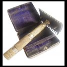 Shaving razor Travel kit assemblable razor in box Made in Spain Original 1940s Shaving razor Travel kit assemblable razor in box Made in Spain Original 1940s