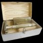 IBERIA SPAIN shaving razor in it's travel box Original set from 1950s