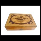 Sorrento WOOD BOX arabesque inlaid fruit basket big box Hand made 1940s