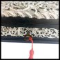 STERLING SILVER repousse & wood box Antique 1800s Made in England