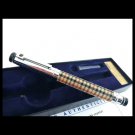 Fountain pen with SWAROVSKI orange crystal and in gold 24K plated nib +box