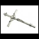 SILVER 800 CRUCIFIX ecclesiastical devotional cross antique 1800s Italy SILVER 800 CRUCIFIX ecclesiastical devotional cross antique 1800s Italy