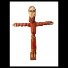 JESUS CRUCIFIX carved wood corpus of Christ Orthodox Byzantine East Europe