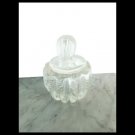 MURANO BULLICANTE glass bowl with top Original 1960s Handmade Italy