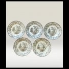 RICHARD S. CRISTOFORO 5 plates set for Dessert or Fruit Original 1952
