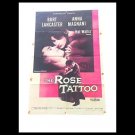 THE ROSE TATTOO Movie poster 1955 with Anna Magnani & Lancaster 1955