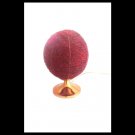 2 Beaded lamp red glass handmade Zulu South Africa desktop