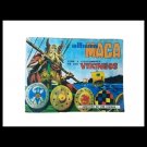 Vida y Costumbres de los Vikingos complete sticker album Maga Spain 1965