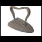 Antique vintage IRON for ironing in cast iron Made in Italy 1940s hand made