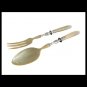 Silver 800 Serving cutlery Liberty set big FORK & big SPOON In gift box 1940s