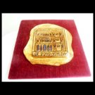 MURANO PAPERWEIGHT VENEZIA in glass from Ferro e Cimegotto 1970s Italy