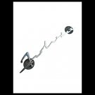 LANCIA FULVIA car logo in metal Original cm 17 from 1960s