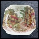ROYAL STAFFORDSHIRE bowl plate Rural scenes by Clarice Cliff England