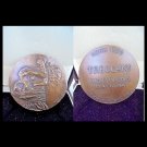 BRONZE MEDAL paper weight Virgiliana of Treccani Made in Italy by Fiume