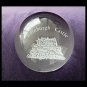 EDINBURGH CASTLE crystal paper weight paperweight