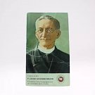 LEON DEHON Votive Beatification Saint image relic reliquary ex indumentis LEON DEHON Votive Beatification Saint image relic reliquary ex indumentis