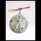 Italian medal silver 800 by Morbiducci LAVORAI con FEDE MONTECATINI 1940