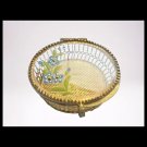 Brass pill box case Original from 1940s Made in Italy