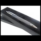 ANTONIO MIRO ball roller pen with barrel in checkered cloth and in steel