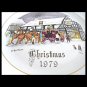 ROYAL WORCESTER serving plate CHRISTMAS Eve 1979 Original