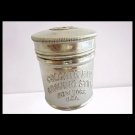 COLGATE & CO Shaving stick tin aluminium box New York U.S.A. 1930s