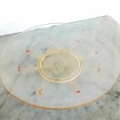 MURANO Barovier & Toso candy tray dish in pink Murano glass and gold 1960s