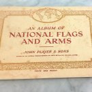 NATIONAL FLAGS AND ARMS complete stickers cards album John Player & Sons 1936 ca