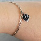 CADOR bracelet chain in Sterling silver 925 with rose flower pendant CADOR bracelet chain in Sterling silver 925 with rose flower pendant