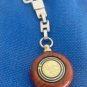 INTER CALCIO soccer team KEYCHAIN sterling 925 and wood 1980s in gift pouch