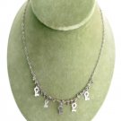 Sterling silver 925 Necklace chain with KEY CHARMS Italy by CR Silver In gift pouch