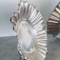 Jose Amor silversmith two floral petals trays cups in silver 800 Made in Israel