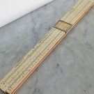 Slide ruler LAWRENCE Engineering Service Indiana USA 10B wood 1960s