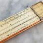 Slide ruler LAWRENCE Engineering Service Indiana USA 10B wood 1960s