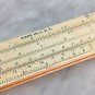 Slide ruler LAWRENCE Engineering Service Indiana USA 10B wood 1960s