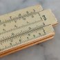 Slide ruler LAWRENCE Engineering Service Indiana USA 10B wood 1960s