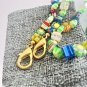 Murano Murrina square and round beads chain Millefiori EYE GLASSES CHAIN
