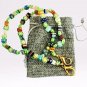 Murano Murrina square and round beads chain Millefiori EYE GLASSES CHAIN