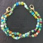Murano Murrina square and round beads chain Millefiori EYE GLASSES CHAIN