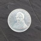 ALESSANDRO MANZONI Italian coin Lire 500 in sterling silver 925 Original 1985