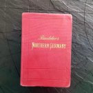 BAEDEKERS NORTHERN GERMANY Bavarian Austrian Frontiers Baedeker 1910