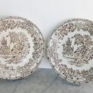 RICHARD S. CRISTOFORO set of 2 plates 1953 Collandine cm 23 Made in Italy