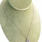 NECKLACE chain in sterling silver with pendant Celtic CROSS in sterling SILVER